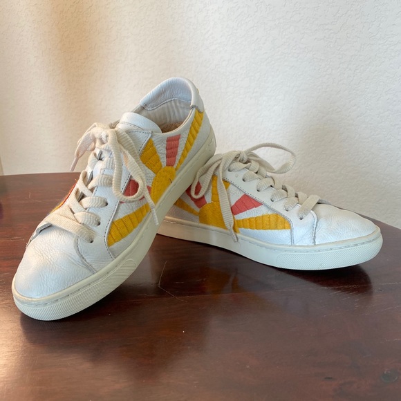 rainbow wave sneakers